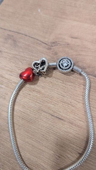 Pulsera Pandora cadena plata