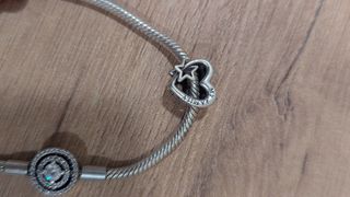 Pulsera Pandora cadena plata