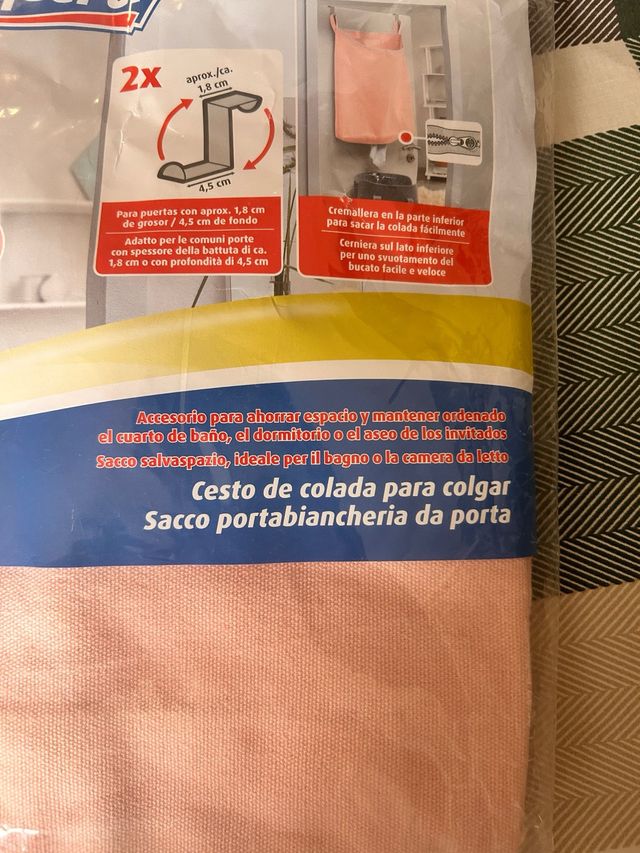 Bolsa lavandería AquaPur rosa