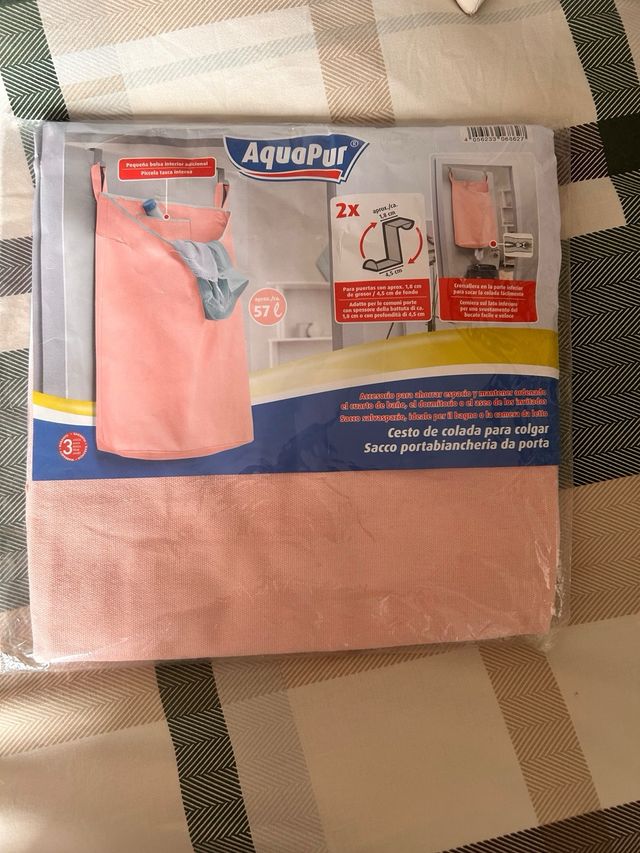 Bolsa lavandería AquaPur rosa