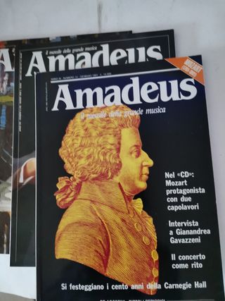 Lotto tre riviste musica classica AMADEUS anni 90