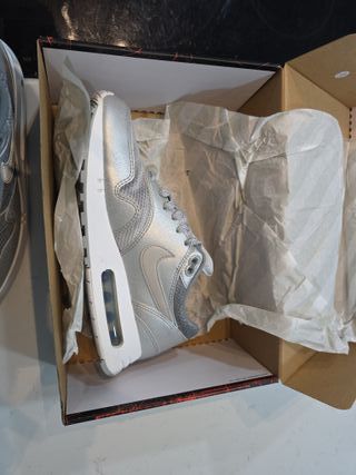 Nike Air Max 1 - Plata - 44 EU