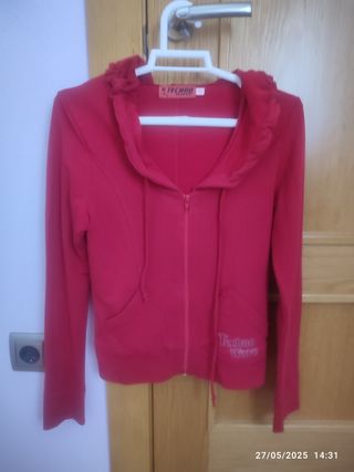 Sudadera roja verano - Talla S