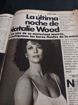 Interviú n°343 (1982) Natalie Wood