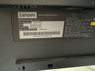 Monitor Lenovo ThinkVision 24" - Negro