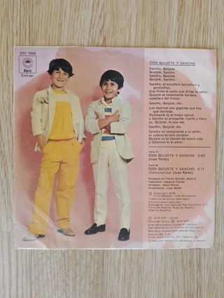 Vinilo Infantil - Don Quijote y Sancho