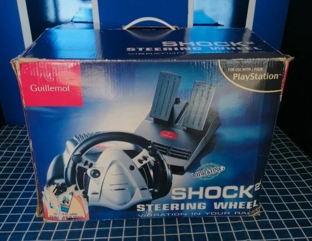 PS1 VOLANTE Y PEDALES GUILLEMOT ORIGINAL