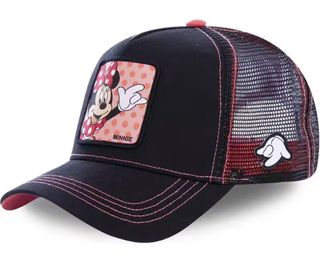 Gorra Minnie Mouse negra y rosa