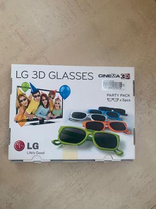LG Gafas 3D Cinema 3D - 5 unidades 
