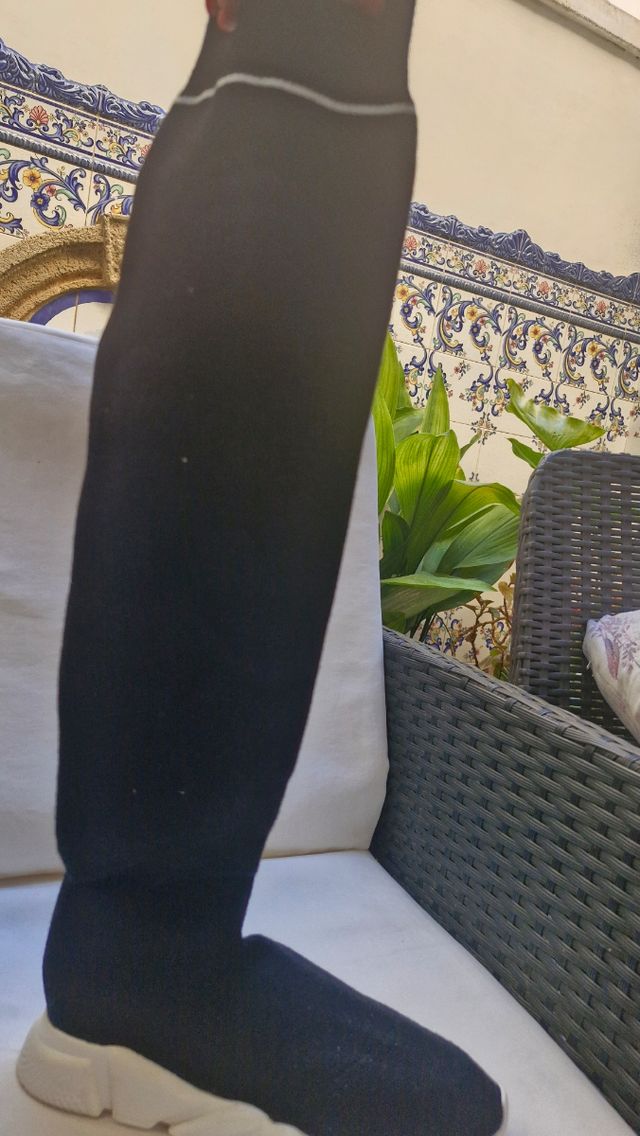 Botas zapatillas negras