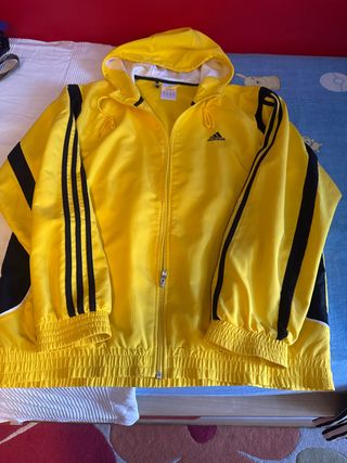 Chándal Adidas amarillo-negro talla L grande