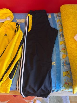 Chándal Adidas amarillo-negro talla L grande