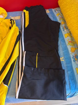 Chándal Adidas amarillo-negro talla L grande