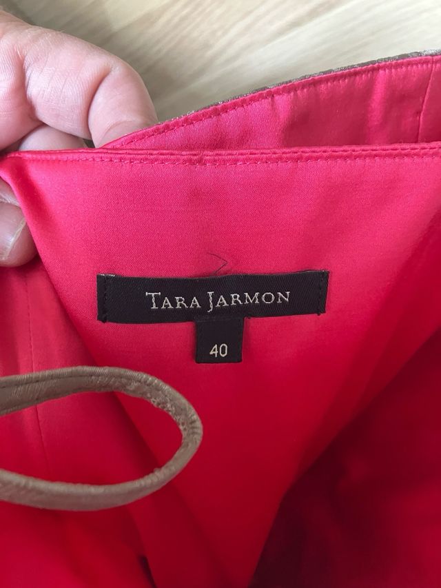 Vestido marrón y rosa - evento