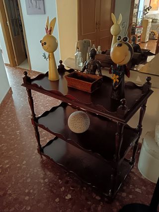 Carrito auxiliar 3 alturas Madera