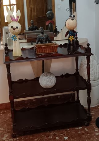 Carrito auxiliar 3 alturas Madera