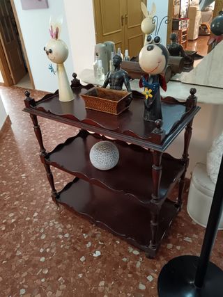 Carrito auxiliar 3 alturas Madera