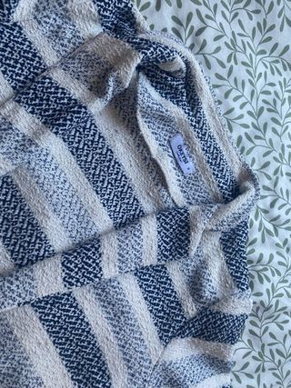 Americana Okaysi rayas azul-blanco - talla M