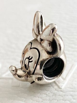 Charm ORIGINAL Pandora Disney retrato cabeza Minie