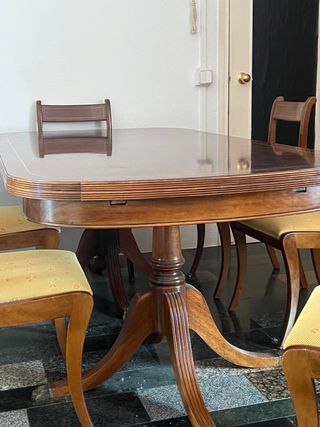 Mesa Comedor Madera - 6 Sillas