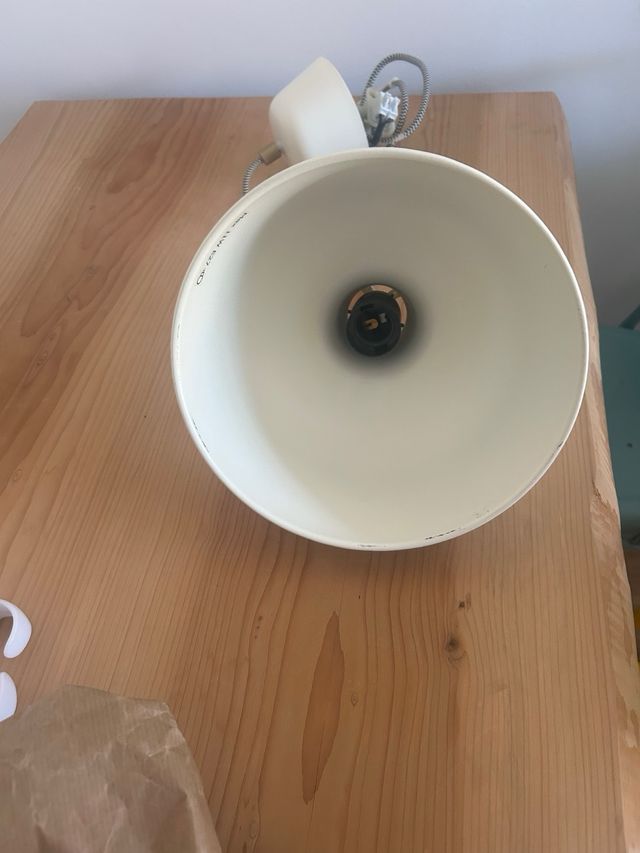 Lampara techo Ikea Ranarp 23cm blanca