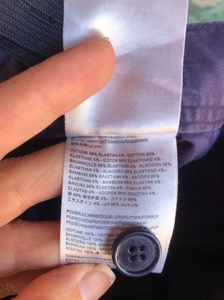 Pantaloni Cotone Blu - Tg. Bambino eta’16