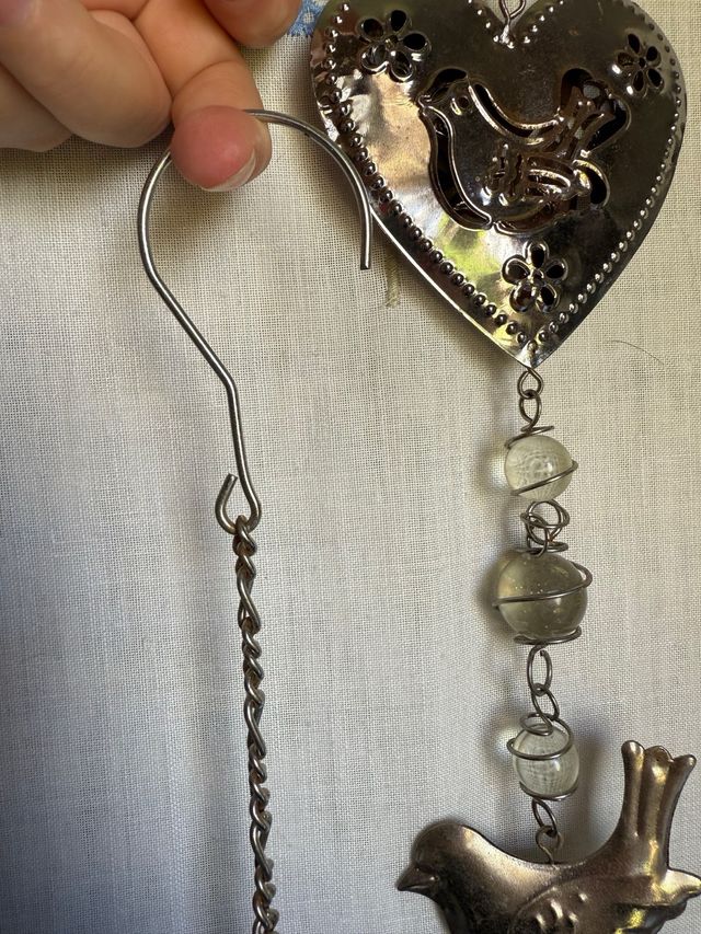 2 portacandele da appendere a forma di cuore