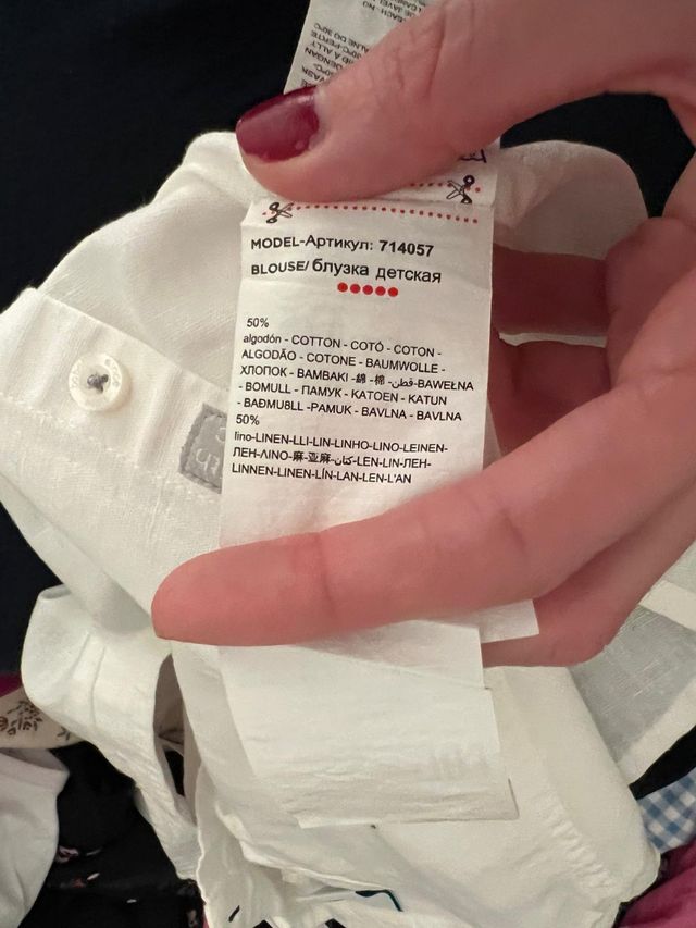 Camisa Boboli niño 4 años