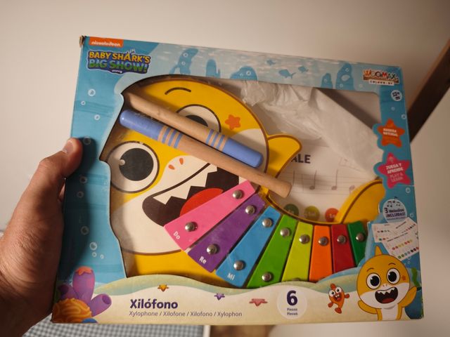 Xilófono Baby Shark - Juguete Infantil, NEGOCIABLE