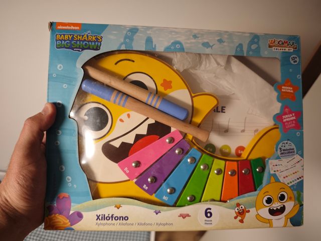 Xilófono Baby Shark - Juguete Infantil, NEGOCIABLE