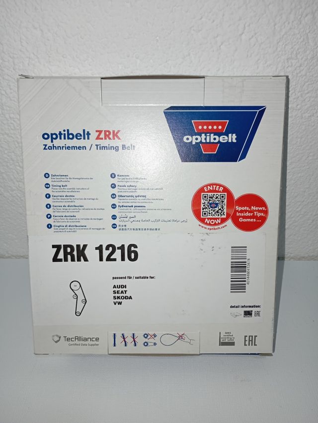 Correa Distribución Optibelt ZRK 1216