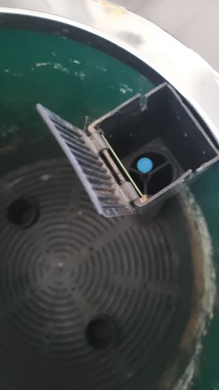 Macetero auto-riego verde metalizado