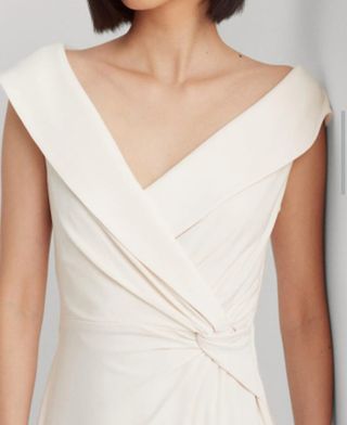 Vestido Ralph Lauren beige fiesta/boda
