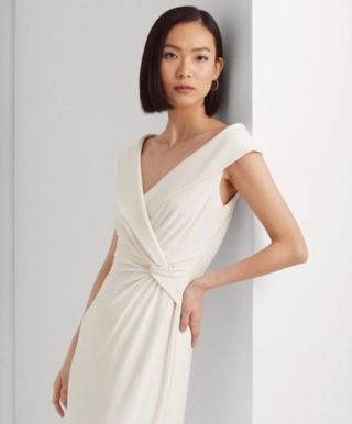 Vestido Ralph Lauren beige fiesta/boda