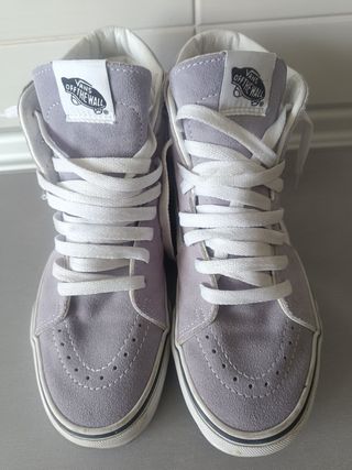 Vans Sk8-Hi - zapatillas moradas usadas una vez