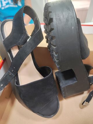 Zapatos plataforma negros