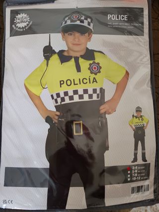 Disfraces Policía Niño Fiestas Guirca