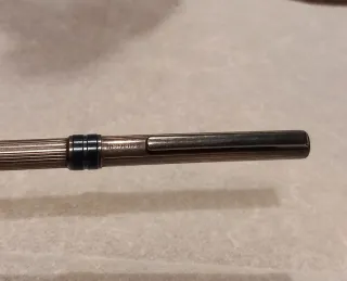 Penna Aurora vintage argento massello