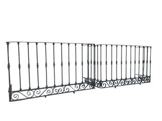 3 Barandas balcón forja antigua