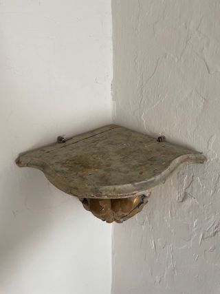 Ménsulas barrocas azul y dorado