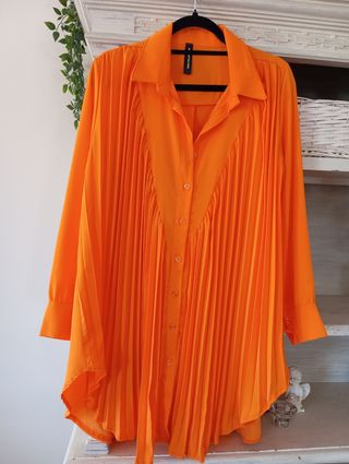 Brand new dress/ shirt. Bright orange very smart.
