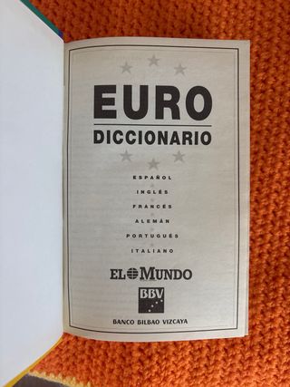 diccionario en varios idiomas