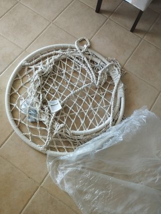 Sillón colgante VOUNOT beige