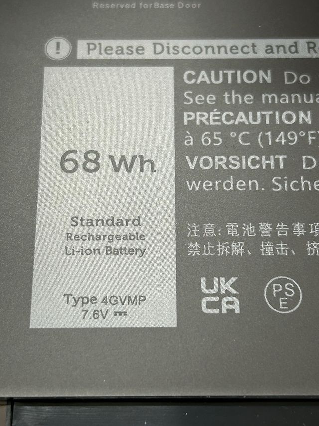 Batería DELL Latitude 5400/5500  4GVMP 68WH 7.6V