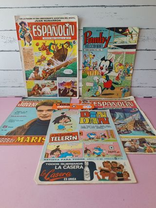 Tebeos clásicos: Españolín, Pumby, etc.