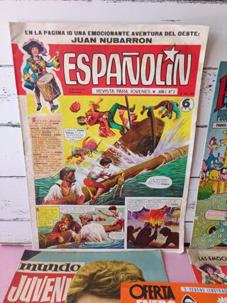 Tebeos clásicos: Españolín, Pumby, etc.