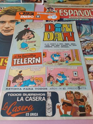 Tebeos clásicos: Españolín, Pumby, etc.