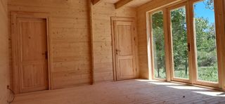 Casa madera jardín - estudio