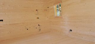 Casa madera jardín - estudio