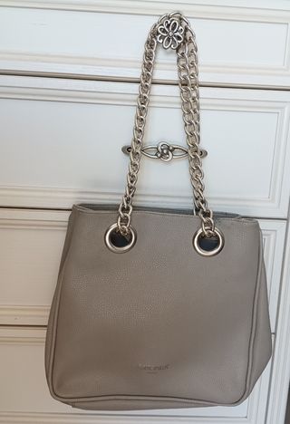 Borsa shopper a spalla grigia Camomilla